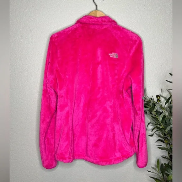 The North Face Osito 2 Fleece Jacket Women’s Large Hot Pink Full Zip Plush - Picture 5 of 6